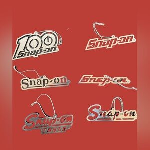 Snap-on Holiday Ornaments 100th Anniversary Set 6 pack NIB